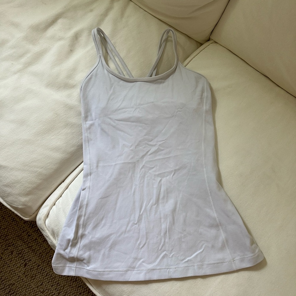Lululemon Women's White Tank Top